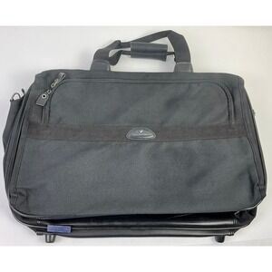 Samsonite Black Rolling Briefcase Business Travel Laptop Bag Luggage 22"x14"